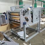 Флатование кашированного картона на МЛР-94С   т.(925) 514-37-58